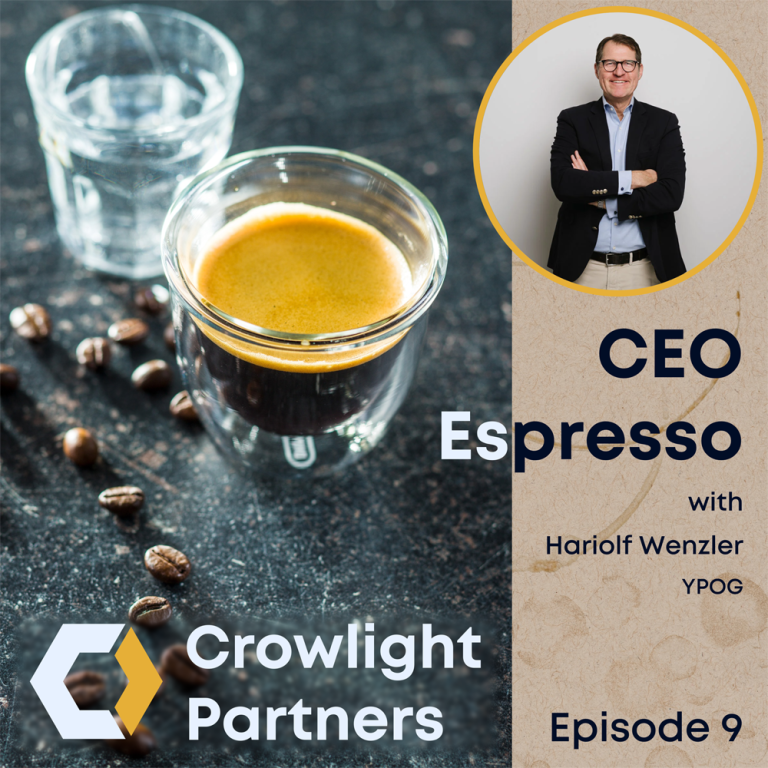 CEO Espresso Interview: Hariolf Wenzler