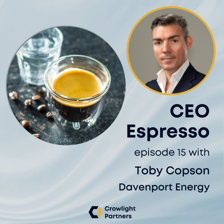 CEO Espresso Interview: Toby Copson